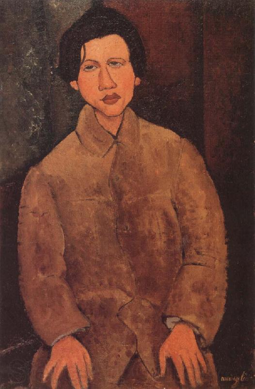 Amedeo Modigliani Portrait of Chaim Souting Norge oil painting art
